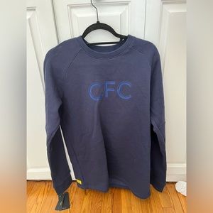 Nike Chelsea Football Club Navy Blue Crew Men's